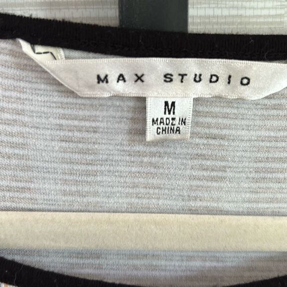 Max studio tunic top black orange M - Picture 2 of 4